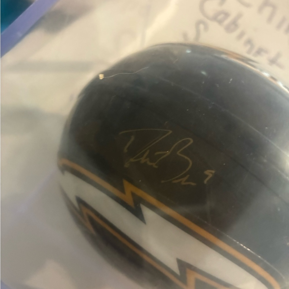 NFL Black and Gold Autographed Football